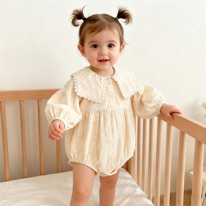 Newborn Baby Girl Romper Floral - 봄 소녀 달콤한 공주 원피스 롬퍼