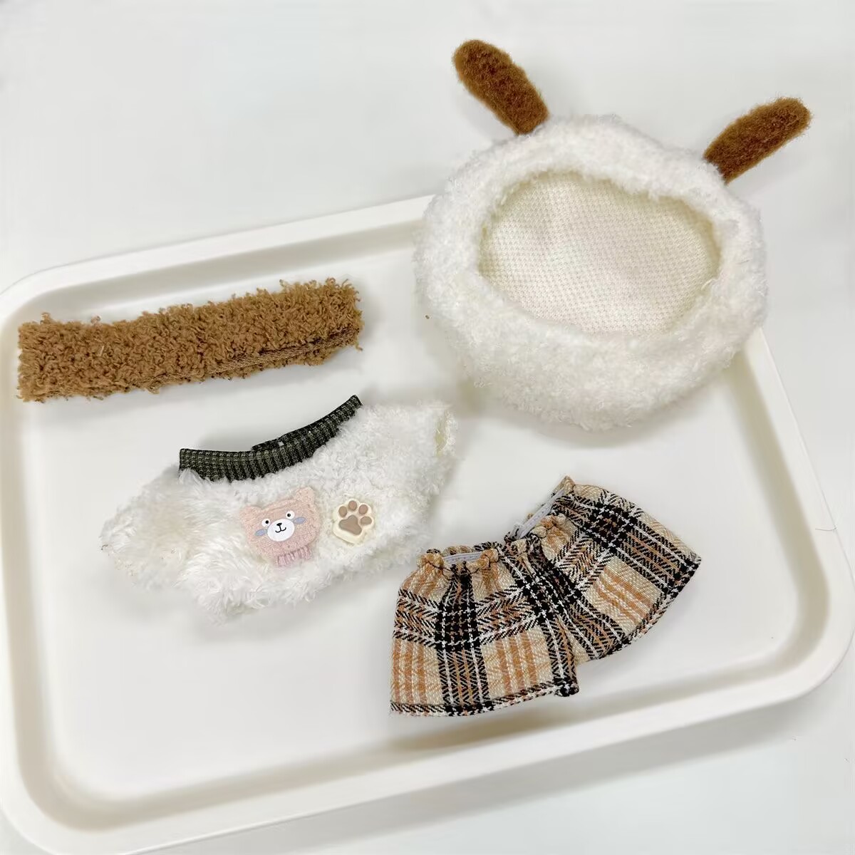 Baby Clothes - 가을과 겨울을 위한 10cm 면 인형