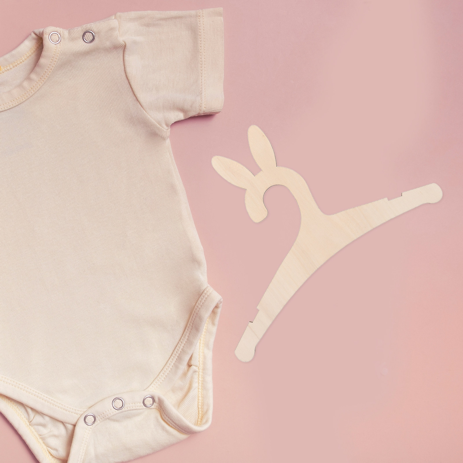 나무 소재 아기 옷걸이 5개 세트, 토끼 귀 모양, 유 - Baby Clothes 리뷰 및 가격
